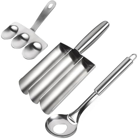 Set Di 3 Comodi Gnocchi Pala Di Polpette Produttori Di Metallo Gnocchi Gnocchi Fabbricazione Di Stampi Utensili Da Cucina Utile