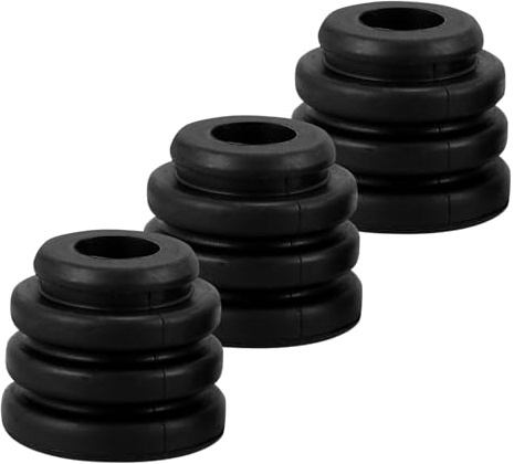 POPETPOP Almohadillas de Condensador 3 Piezas de Goma Negra para Compresor