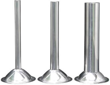 Set of 3 Multipurpose Sausage Filling Tubes with Different Size Meat Stuffer Funnel for Kitchen Meat Stuffing Sausage Making Accessories