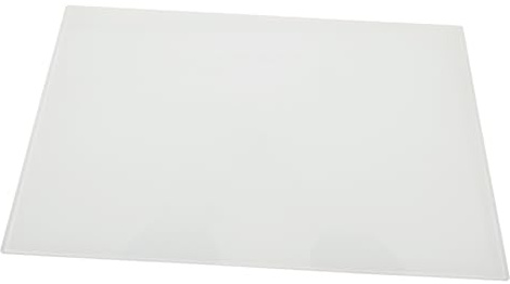 DECOMELODY Tabla de Cortar de Vidrio Templado Antideslizante para Encimera Cocina Resistente y Decorativa para Carne Fruta Verduras