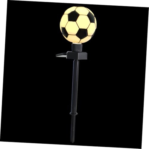 SOPOTUTU Lampada Solare da Giardino con Design Calcio Luce LED per Decorativa per Prato e Vialetti Facile Installazione Senza Fili per Giardino e Patio
