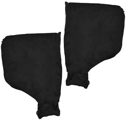 2 Planer Dust Bag Universal Replacement Cover 255 Aluminum Saw Kit | Reusable, washable, drawstring, zipper closure, Solid fabric, easy-clean, black, convenient, sturdy, compact storage
