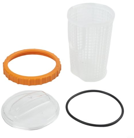 Lapiglo Kit Pompa Filtro a Sabbia di Ricambio con Coperchio P07019, cestello P6562, Dado P07018 e Guarnizione P6563 per sistemi Piscina 58486 58497 58499