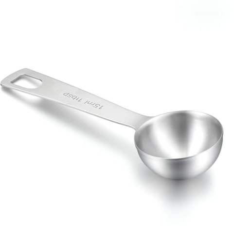 1 Tbsp 3 TSP,15 Ml,1/2 Oz Single Measuring Spoon Individual Metal Teaspoon | Stainless Steel, for Cooking, and Baking