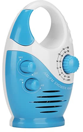 Soporte de Radio Portátil a Prueba de Agua FM/Am, Radio Eléctrica a Batería para Programas de Entrevistas