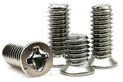 50 Stück M1.6 M2 M2.5 M3 M4 304 A2-70 Edelstahl Nonstandard Kreuzschlitz Senkkopfschraube mit kleinem Kopf (Size : M2x3x3mm)