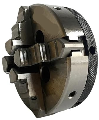 MUHM Portabrocas de Torno, Portabrocas de Torno de Madera de 80MM, K02-80B de 4 mandíbulas for Mini Torno de Madera