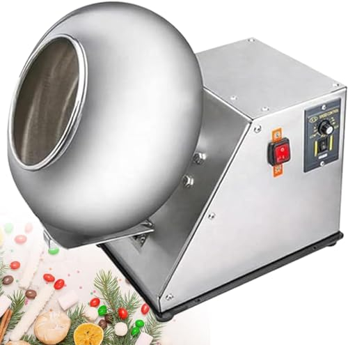 220v,Macchina per il rivestimento dello zucchero, macchina per il rivestimento della compressa Macchina per il rivestimento del cioccolato Pan per il rivestimento dello zucchero Piccola macchina