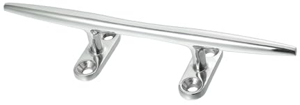A ABSOPRO 8 Inch Stainless Steel Flagpole Cleat Hook Boat Deck Rope Cleats Item Replacement