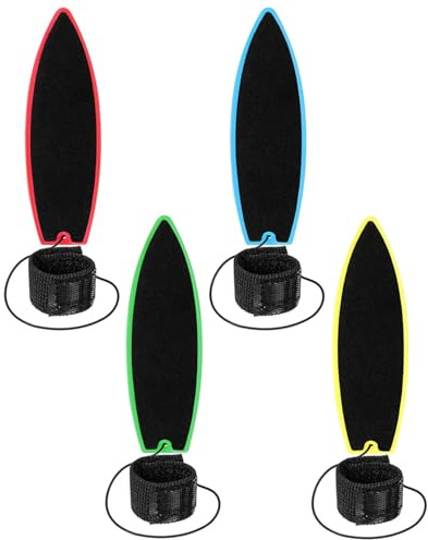 JEXOWIQ 4 pcs Finger Skateboards,Mini Fingerspitzen Surfbrett, Surfboard Shred Deck Finger Surfbrett，Kreatives Fingerspitzen Bewegungsgriffbrett Surfen für Kinder und Erwachsene