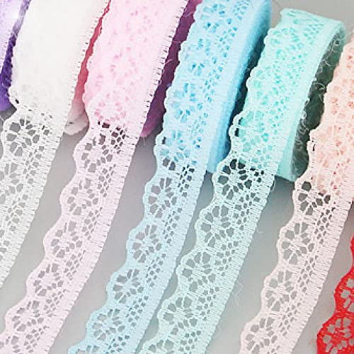 CHFYIJYHM 10 x weiche Spitzenstoffe, Gurtband, Dekoration zum Nähen, Basteln, Geschenkverpackungen und Brautschmuck, Hochzeitsdekorationen, Spitze (Stil 3)