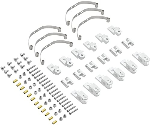 Nawwgy 1/16 Military-Truck Upgrade Chassis Frame Spring Suspension Shock Absorption Set for B36 B16 Q60 Q63 Q75 6x6