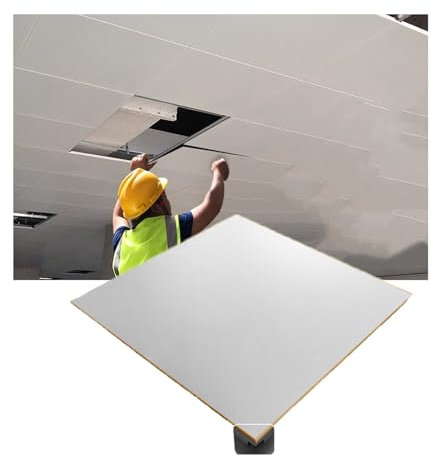 Panneaux de plafond acoustiques, installation facile pour une meilleure insonorisation, parfaits pour la salle de bain et la sous-sol, réduction du bruit