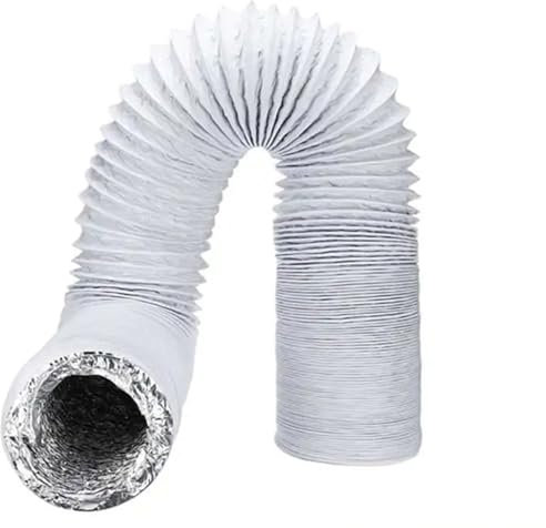 GHHZML frånluftsslang för frånluftslinne, ventilationsslang i PVC och aluminium, 150 mm, 6 tum, flexibel, för luftkonditioneringens frånluftskanal