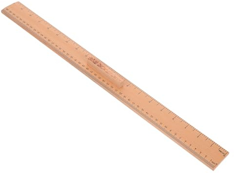 ifundom Regla de Madera para Costura Regla de Sastre de Doble Escala para Materiales de Costura y Actividades el Aula