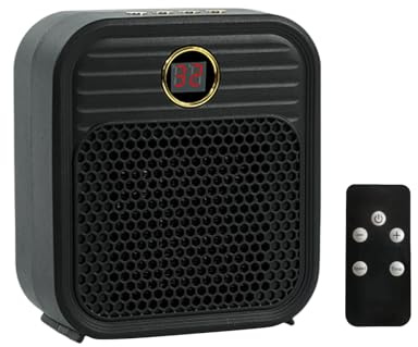 Zusatzheizkörper | Tragbarer Wandventilator, mehrere Einstellungen, Thermostat für kleine Heizung, für Badezimmer, Schlafzimmer, Garage, Camping, Wohnwagen, Erwachsene
