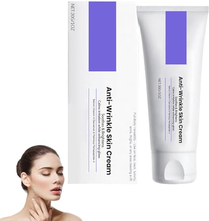 Kraftfull anti-rynk, 30 g omedelbar ansiktslyftningskräm, koreanskt ansikte, Wrinkle Power Filling, omedelbar retinol-rynkkompressor, eliminerar rynkor och rynkor med omedelbar lyfteffekt (1 st)