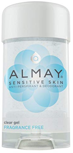 Almay Hypoallergenic Clear Gel Fragrance Free Deodorant 2.25 oz