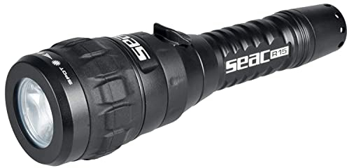 SEAC R15, Torcia Subacquea a LED, 900 Lumen