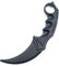 Knivesmatter csgo Gummi-Messer-Trainer für Kampfsport, Praxis und Cosplay, entworfen (Blackout)