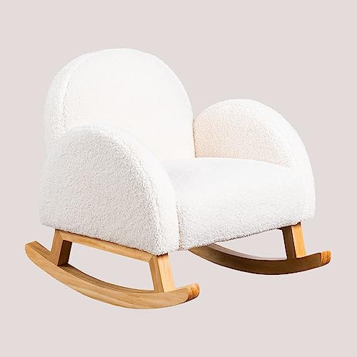 SKLUM Gigis Kids Schaukelstuhl aus Schaffell -