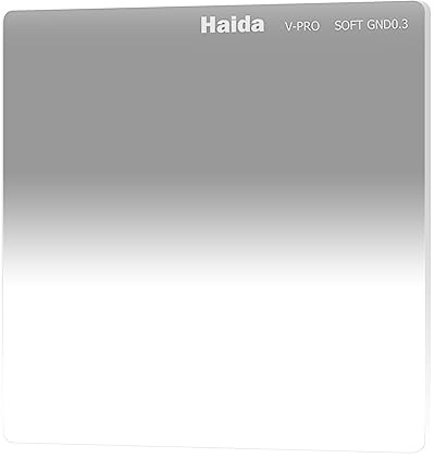 Haida Verlaufsfilter ND2, 10,2 x 10,2 cm – 1-Stop, weicher Verlaufsfilter für matte Box für Kinematographie und Videografie