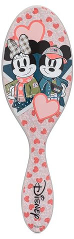 WetBrush Original Cepillo de pelo desenredante con cerdas Intelliflex ultra suaves para separar suavemente los nudos con facilidad, el desenredante Wet Brush es suave para el cabello, Disney Love