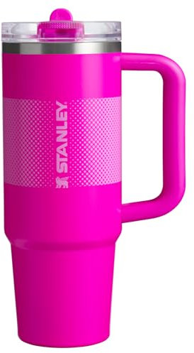Stanley Quencher ProTour Flip Straw Tumbler with Leakproof Lid 30 oz | Built-In Straw and Handle | Cup Holder Compatible for Travel | Insulated Stainless Steel Cup | BPA-Free | Vivid Violet Fade