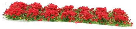 Cabilock Miniatur-Ornament Aus Harzmaterial Für Gartenlandschaft DIY Mini-blumencluster Mit Lebendigem Aussehen Geeignet Für Kleine Ziergärten Kunstwerk