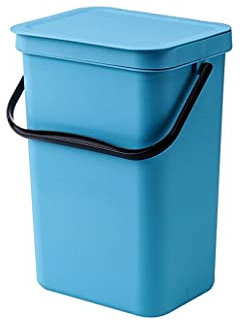 Bidone della spazzatura Bidoni della spazzatura per esterni Bidoni per compost per cucina, Bidone della spazzatura da cucina con coperchio, Bidone della spazzatura appeso per porta di mobile da cucin