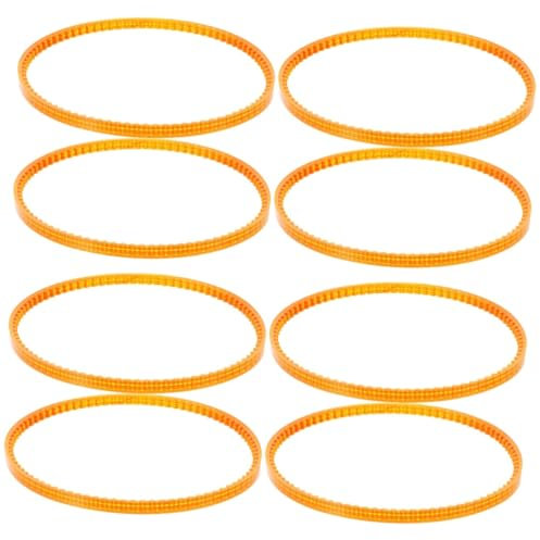 MAGICLULU 4 Sätze Süßigkeitsmaschine Maker-zubehör Gefälschte Zuckerwatte Karamellsirup Zuckerwattemaschine Ersatzriemen Zuckerspender-zubehör Teil Des Zuckerspenders Pvc Orange 2 Stück * 4