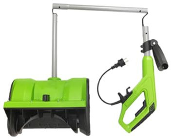 Spazzaneve elettrico a spinta manuale da 1200 W, pala per la rimozione della neve dalle strade scolastiche, spazzaneve portatile per uso domestico, attrezzatura per la rimozione della neve