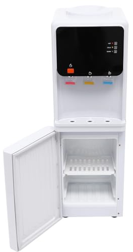 Bodenstehender Elektrischer Wasserspender 220V Heisswasserspender Abnehmbare Wasserauffangschale Wasserspender für Schreibtische, Nachttische, Couchtische, Hause Büro