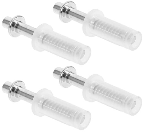 GLEAVI Assortiment 4 Pivots Supérieurs en Métal pour Portes Pliantes Doubles Kit Quincaillerie Solide Ouverture Fluide Accessoires pour Portes de Placard Pliantes Installation