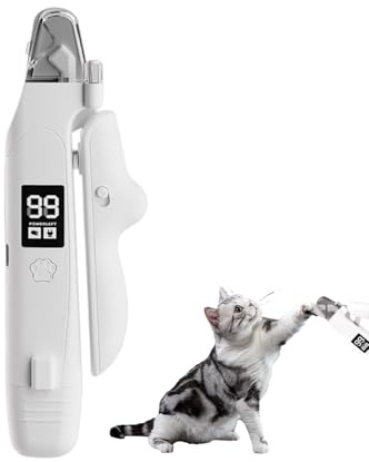 Hundklippare För Klor - Uppladdningsbar Med Antislip Och LED-belysning - Hund Och Katt Klo Klippare Trimmat,För Tassar Klo Klippning Trimning Valp Katt Liten Mellan Inomhus Resa