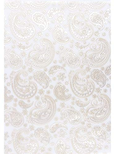 Ideen mit Herz Premium-Transparentpapiere, Nova Noblesse mit Top-Prägung & Perlmuttlack, DIN A4, 5 Bogen (braun, Design 04)