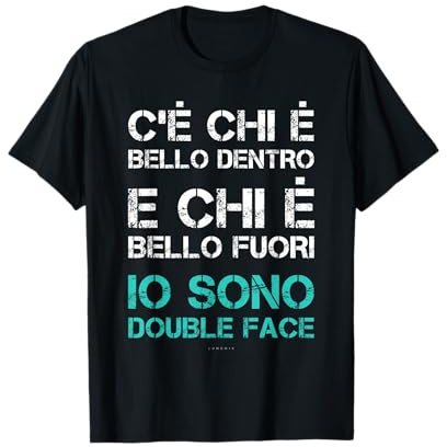 Magliette Uomo Divertenti Ironiche Bello Dentro Fuori Maglietta