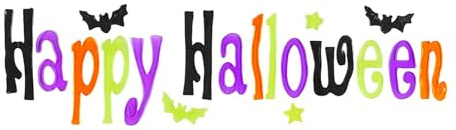 W WIDMANN MILANO Party Fashion 86852 - Happy Halloween Gel Fensterbilder, 50 x 15 cm, Dekoration, Halloweenparty, Mottoparty