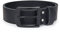 Frentree Ledergürtel MADE IN GERMANY, 100% echtes Leder, 4 cm breit, Schwarze Schnalle, Gürtel für Herren, Schwarz