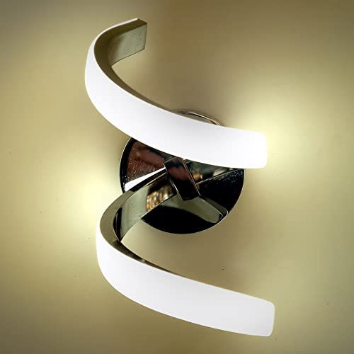 damastoreitalia Universo Applique moderno a led illuminazione per interno da parete a muro lampada 9W (Luce naturale 4000K)