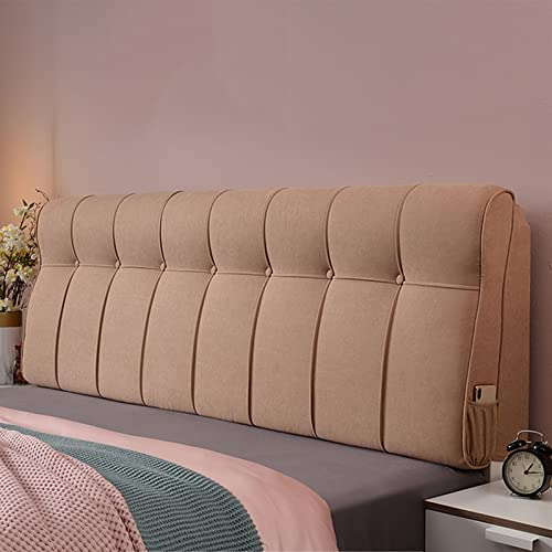 Generic Großes Bett Rückenlehne Nachtkissen Kopfteil Kissen Wandkissen Gepolsterter Keil Lesekissen Lendenkissen Für Tagesbett Bank Schlafsaal,B,with headboard 72.8/185cm