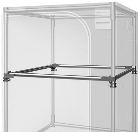 AC Infinity Barres, 150 x 150 cm de montage pour tente de culture, barres suspendues en acier pour poteau de support, kit de CFM haut pour tente de 5 x 5 cm de culture intérieure