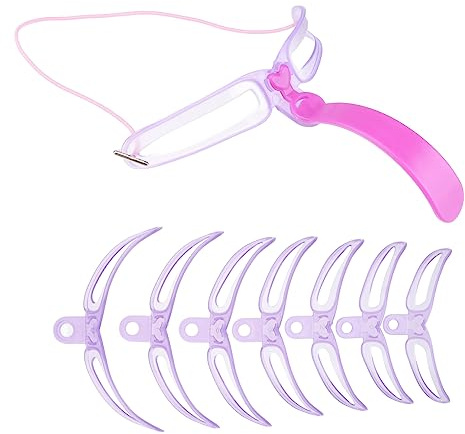 minkissy Set 8 Three-dimensional Eyebrow Card Makeup Kit Eyebrow Shaping Template Eyebrow Shaper Stencils Eye Brow Pencils for Women Eyebrow Ruler Eyebrow Makeup Stencil Eyebrow Stencil Kit