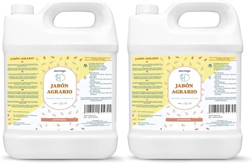 PLANTAWA Jabón Potásico 10L (Oferta 5L + 5L) | Solución Multiusos | Fácil Aplicación y Máxima Eficacia | Versátil | Uso en Interior y Exterior | Producto de origen natural