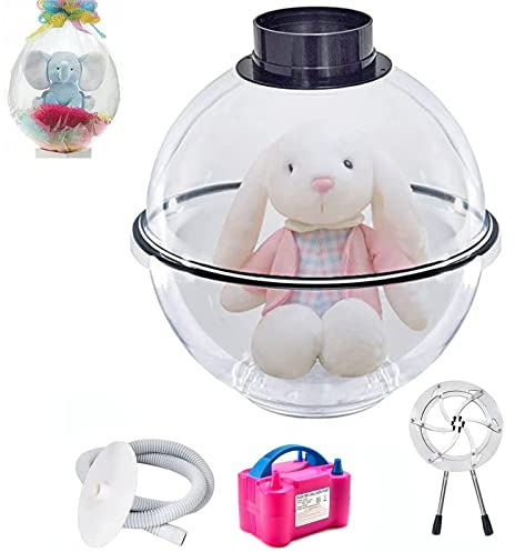 Ballon-Füllmaschine, Durchmesser 35 cm, DIY-Ballon-Expander, Ballon-Füllwerkzeug zum Verpacken Ihrer Ballon-Geschenke, Rosenstrauß, Hochzeit, Geburtstag, Party, Geschenk, Kunst, A