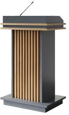 BZJPRFC Kirchenkanzel, Lehrpodest Mit Schallwand Und Lagerregal, Geeignet for Restaurants, Kirchen, Reden, Hochzeiten, Schulen, Büros