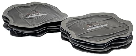 ZERINT TP-B04 10 Pezzi Patch per Riparazione Pneumatici, 110mm Quadrata Pneumatici In Gomma Naturale Riparazione Toppa,Toppe per Riparazioni di Biciclette, Motociclette e Auto,Toppe Quadrata