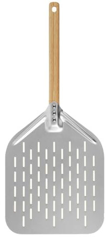 Pelle Pizza Pelle à pizza de 12 pouces avec poignée pliable en acier inoxydable antiadhésive, spatule à pizza, pelle à pizza, lève-gâteau, plateau de transfert, outil de cuisson Pelle A Pizza(Non fold