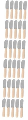 Amosfun 3 Juegos Espátula De Crema De Mesa Para Mantequilla Cortador Para Untar Mantequilla Doméstico Cuchillo Para Untar Mantequilla Esenciales De Cocina El Plastico 10 Uds * 3
