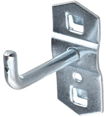 10 Stück Werkzeughalter 50 mm Stahl Werkzeughalter mit Schräghaken für Werkstatt Garage
